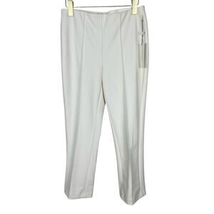 Haver & Blair London Pull On Slim Leg Crop Pants Scuba Knit Classic Preppy Small